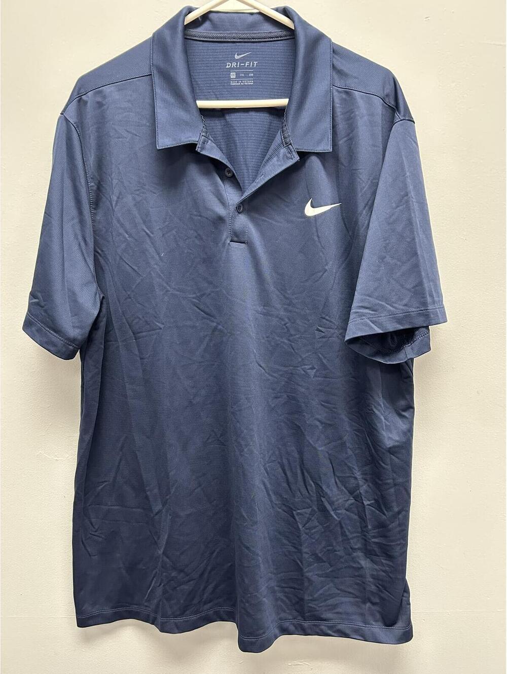 Nike Dri-FIT Polo Shirt Navy Blue